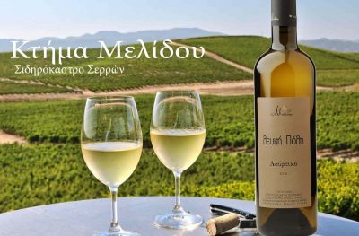 ΜΕΛΙΔΟΥ ΕΥΑΓΓΕΛΙΑ – ΚΤΗΜΑ ΜΕΛΙΔΟΥ – ΟΙΝΟΠΟΙΪΑ  – ΟΙΝΟΠΟΙΕΙΟ – ΣΙΔΗΡΟΚΑΣΤΡΟ ΣΕΡΡΩΝ