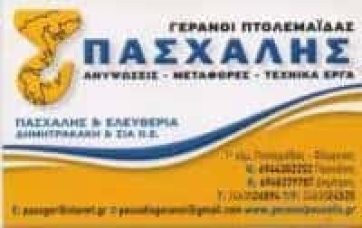 ΔΗΜΗΤΡΑΚΑΚΗΣ ΠΑΣΧΑΛΗΣ – ΓΕΡΑΝΟΙ ΠΤΟΛΕΜΑΪΔΑΣ ΕΝΟΙΚΙΑΣΕΙΣ ΓΕΡΑΝΩΝ ΑΝΥΨΩΤΙΚΕΣ ΕΡΓΑΣΙΕΣ – ΠΤΟΛΕΜΑΪΔΑ ΚΟΖΑΝΗΣ
