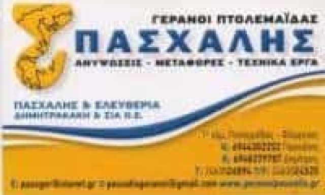 ΔΗΜΗΤΡΑΚΑΚΗΣ ΠΑΣΧΑΛΗΣ – ΓΕΡΑΝΟΙ ΠΤΟΛΕΜΑΪΔΑΣ ΕΝΟΙΚΙΑΣΕΙΣ ΓΕΡΑΝΩΝ ΑΝΥΨΩΤΙΚΕΣ ΕΡΓΑΣΙΕΣ – ΠΤΟΛΕΜΑΪΔΑ ΚΟΖΑΝΗΣ