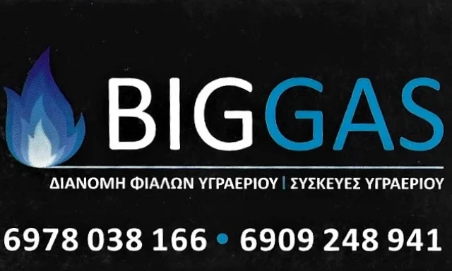 BAJRAMI LUAN ALUSH – BIG GAS – ΦΙΑΛΕΣ ΚΑΙ ΣΥΣΚΕΥΕΣ ΥΓΡΑΕΡΙΟΥ – ΚΑΛΟΧΩΡΙ ΘΕΣΣΑΛΟΝΙΚΗΣ