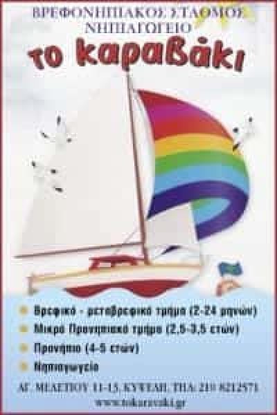 ΤΣΟΥΚΑΛΑ ΑΝΑΣΤΑΣΙΑ – ΤΟ ΚΑΡΑΒΑΚΙ – ΠΡΟΤΥΠΟΣ ΒΡΕΦΟΝΗΠΙΑΚΟΣ ΠΑΙΔΙΚΟΣ ΣΤΑΘΜΟΣ ΝΗΠΙΑΓΩΓΕΙΟ – ΚΥΨΕΛΗ ΑΤΤΙΚΗΣ